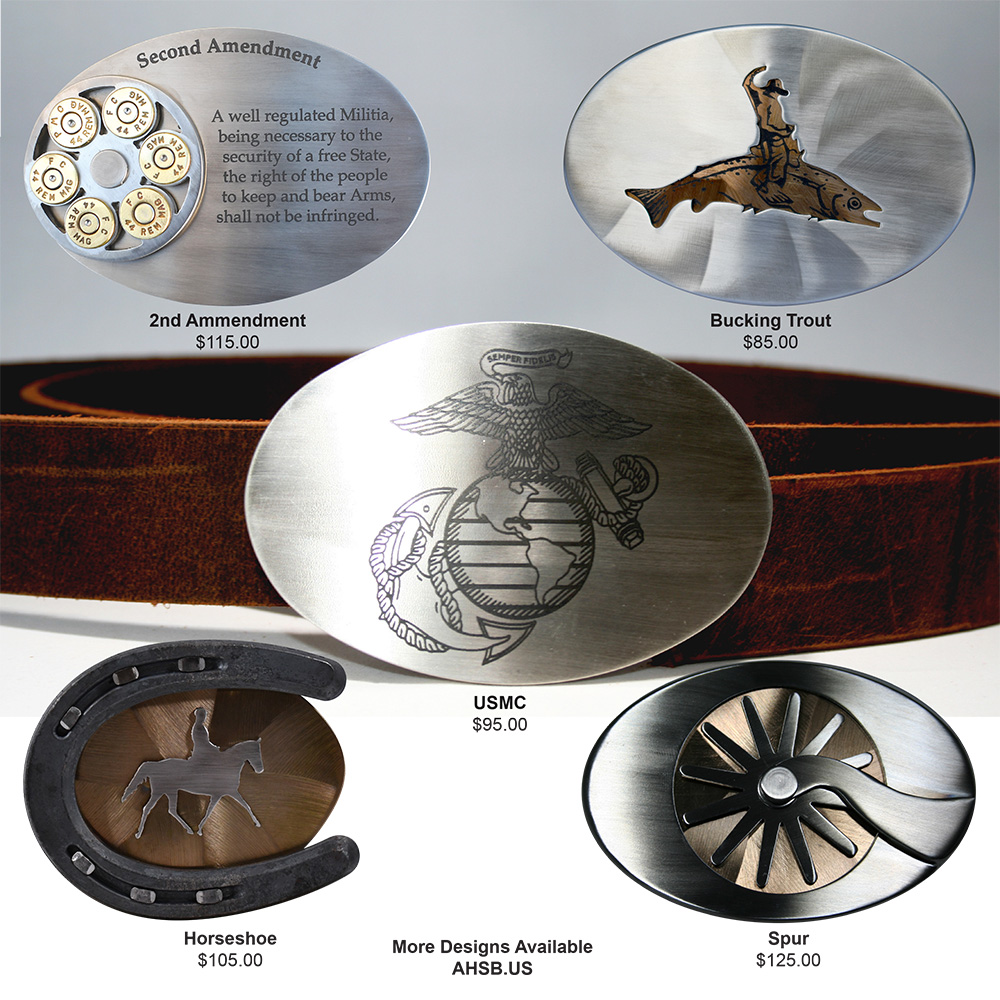 Custom Engraved Stainless Steel Belt Buckles. Add your own image, text, or logo. Great gifts for Father's Day, Christmas, Birthdays, Weddings