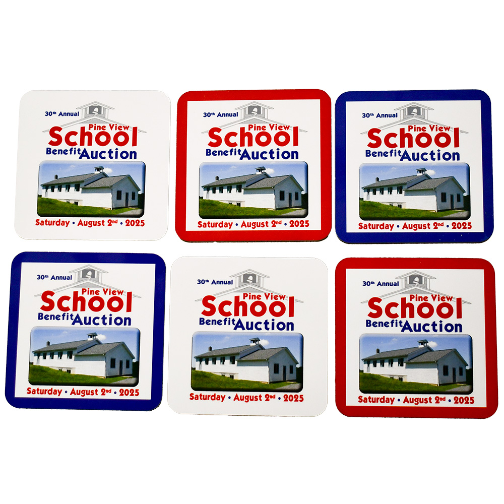 Custom Cork Coasters, Add your own text, design, logo. Designed and printed