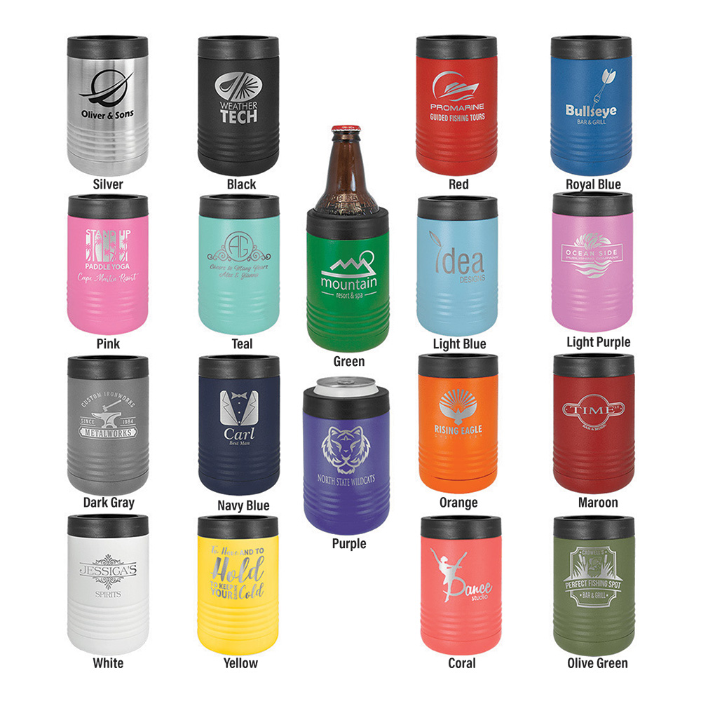 Custom Engraved Vacuum Insulated Beverage Holder, Add your own text and design